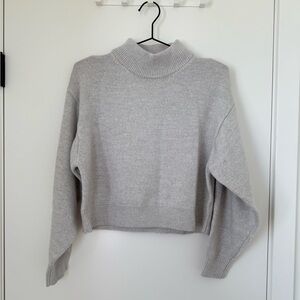 Aritzia Grey Wool Sweater